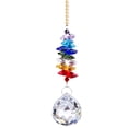 thumbnail image 1 of Atrapasueños colgante de cristal, bola de prisma, decoración para el hogar y la boda, artesanías hechas a mano, máquina para hacer arcoíris con colgantes de cristal de colores, 1 of 5