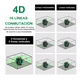 thumbnail image 4 of Nivel láser S0035G  2 Baterías Multifuncional 16 Líneas, 4 of 4