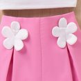 thumbnail image 4 of Xudanell Baby Girl Outfits Toddler Kids Clothes Girls Spaghetti Strap Tank Tops Shorts Outfits Ruffle Floral 2 Pieces Sets Hot Pink 7-8 Years, 4 of 9