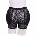 thumbnail image 5 of Xijirk Women Lace Padded Enhancer Shapewear Shorts with Lifter Pads for Daily Under Dresses Wear,Black,XXL, 5 of 5