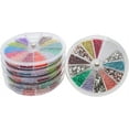 thumbnail image 5 of The Beadsmith Spinning Organization System, Round, 12 Compartments, Plastic, 3.8-inch, Clear, 12 Compartments, 5 of 7