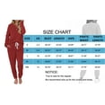 thumbnail image 5 of MOSHU Casual Pajamas Sets for Women Button Down Shirts and Drawstring Pants with Pockets Two Piece Womens Lounge Sets, 5 of 9