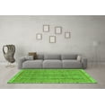 thumbnail image 3 of Ahgly Company Indoor Square Abstract Green Modern Area Rugs, 8' Square, 3 of 4