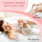 5 in 1 Electric Razor for Women Cordless Hair Removal Ladies Shaver Painless Body Hair Trimmer Remover Rechargeable Epilator for Bikini Facial Nose Ear Eyebrows Leg Armpit