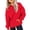 Red, variant on Tiijoy Little Girls Cute Ear Hoodie Casual Unisex Pullover Hooded Sweatshirt, Sizes 5-6