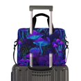 thumbnail image 2 of FORMRS 16" Laptop Bag Carrying Sleeve Case with Handle Travel Shoulder Briefcase, Night Mushrooms Pattern, 2 of 8