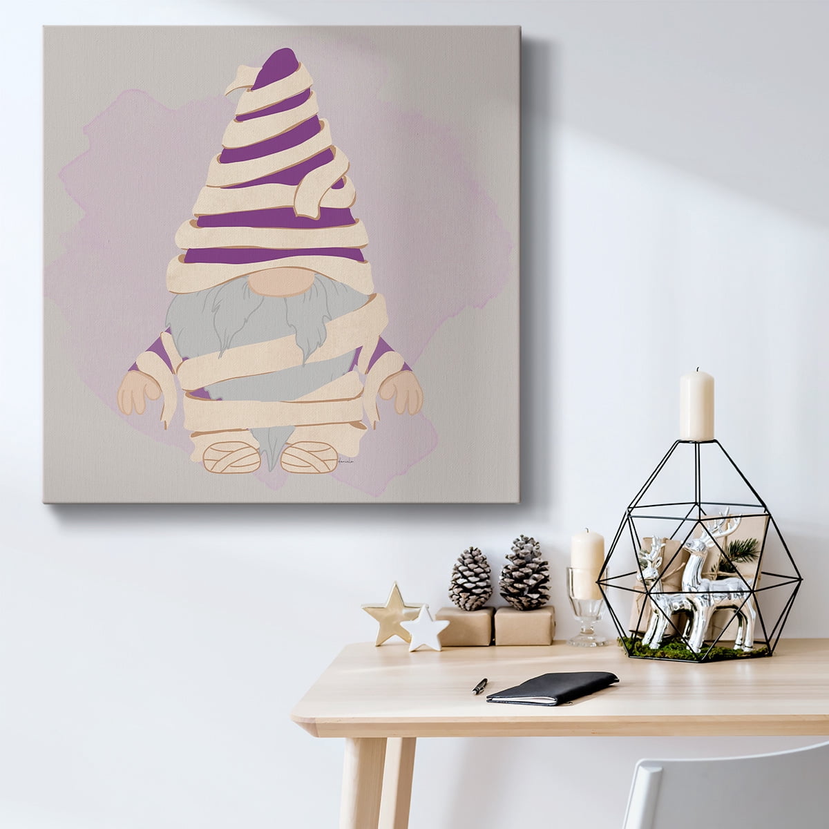 Mummy Gnome- Gallery Wrapped Canvas