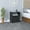 Black, variant on Black RTA Nightstand with Contemporary Design / Adaptable Style, Spacious Storage Space