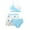 1-Light Blue, variant on Girls Swimsuits Size 10-12 Rash Guard Bikini Drawstring Tankini Sets 3-Piece Allover Printed Bathing Suit