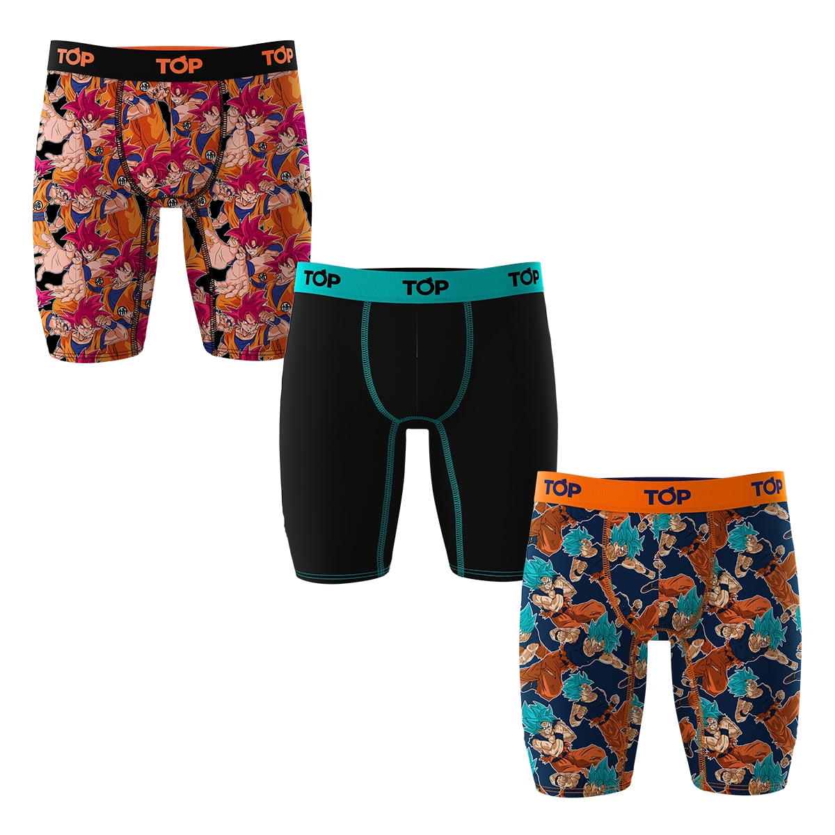 Bóxer Largo Microfibra Pack 3 Dragon Ball Super C1 Talla S