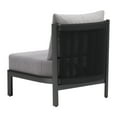 thumbnail image 5 of Horizon Accent Chair Gray Accent Chair, Modern Style, Removable and washable cushion cover, Aluminum, Outdoor Living, 5 of 5
