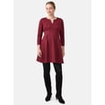 thumbnail image 5 of Ingrid & Isabel For Every Belly Women’s Maternity Pintuck Mini Dress, Sizes S-XXL, 5 of 8