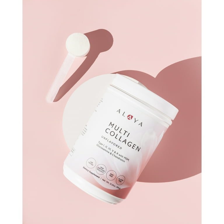Alaya Naturals Multi Collagen Powder, 13.55 oz (40 servings)