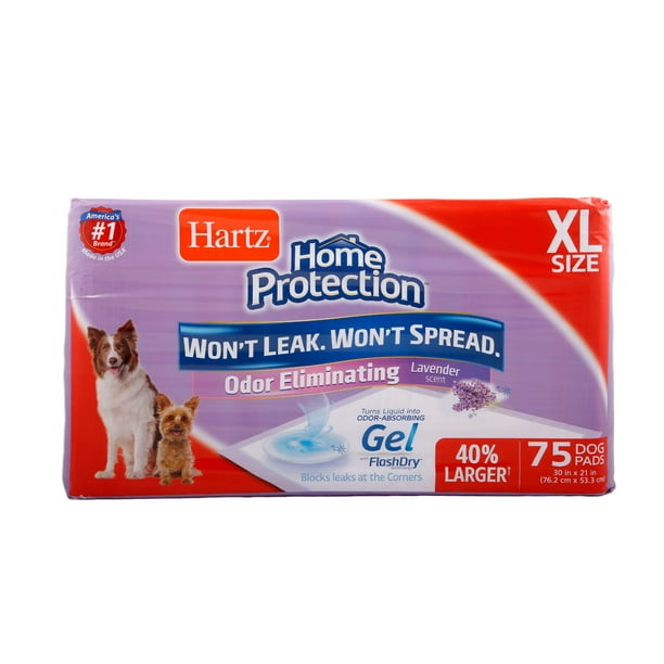 Hartz Home Protection Lavender XL Dog Pad, 75 CT