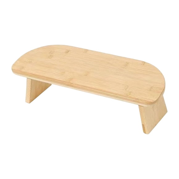 Lipstore Meditation Bench Foldable Bamboo Kneeling Seat for Sitting Teahouse Buddhist