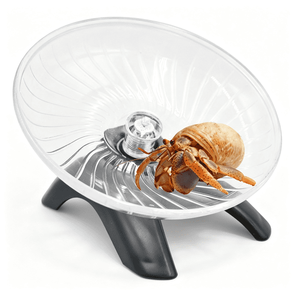 CYFW Hermit Crabs Wheel Toy,Hamster Running Wheel Toys,Small Animals Cage Accessory,Tank Accessory,Suitable for Hermit Crab Hamster Rat,Quiet Hamster Wheel