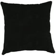 thumbnail image 2 of Jordan Manufacturing 20" x 20" Canvas Black Solid Square Outdoor Throw Pillow (2 Pack), 2 of 8