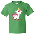 thumbnail image 3 of Inktastic Cute Little Unicorn With Red And Pink Mane, Hearts Youth T-Shirt, 3 of 5