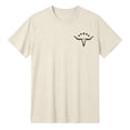 thumbnail image 7 of Ceisia Men's Loose Crew Neck T-Shirts with Bull Skull Print, Breathable Cotton Casual Short Sleeve Tops for Daily Wear Gifts, 7 of 7