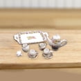 thumbnail image 4 of Juego de tazas de de 8 pieza vajilla de muñeca decoración para niño juguete 12, mueble juguetes para Zulema cocina de casa de muñecas, 4 of 8