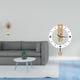 thumbnail image 2 of Escultura de hoja de metal abstracta nórdica con números , reloj de pared acrílico, adorno para decoración creativa de mesa, hogar, fiesta, sal, 2 of 8
