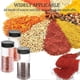 thumbnail image 2 of 20 Pack Plastic Spice Containers, Clear Spice Jars With Shaker Lids And Labels, Empty Plastic Spice Bottles, 2 of 5