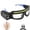 Blue, variant on LED Rechargeable Headlight Glasses – Motion Sensor & Touch Control 5 Modes, USB-C Light Up Eyewear 350-500lm IPX4 Waterproof for Running Camping Fishing Cycling Hiking