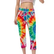 High Waist Capris Not See-Through Printed Yoga Leggings Women Leggings Gym Pants Womens Leggings Suitable for Running Fitness Yoga