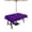 Purple Black, variant on Outdoor Tablecloth with Umbrella Hole, Black Orange Plaid Spillproof Waterproof Outdoor Table Cover, Farmhouse Buffalo Check Gingham Patio Tablecloths for Party/Garden/Picnic, Square 60"x60"
