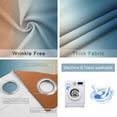 thumbnail image 4 of Burnt Orange Blue Ombre Blackout Curtains for Bedroom/Living Room, Thermal Insulated Kitchen Curtains, Abstract Modern Art Aesthetics Grommet Darkening Window Treatment Drapes 42"x63"x2, 4 of 8