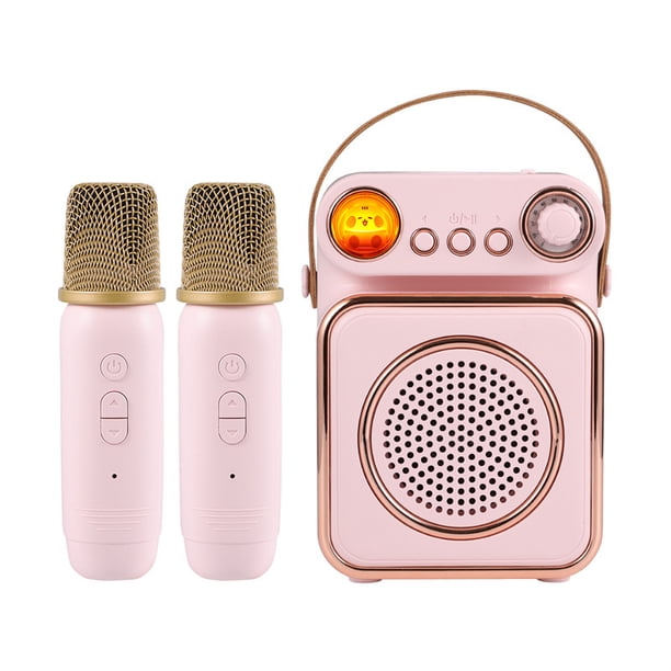 Altavoz Bluetooth inteligente Micrófono inalámbrico Audio K-song Micrófono integrado para niños Hogar Portátil Exterior
