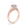 thumbnail image 4 of 1.00 Carat Excellent Asscher Cut Natural Diamond Beautiful Solitaire Bridal Ring for Bride Solid 18K Rose Gold Size 5, 4 of 7