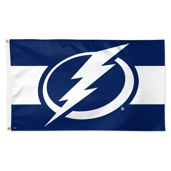 WinCraft Tampa Bay Lightning 3' x 5' Team Stripe Deluxe Single-Sided Flag