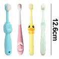 thumbnail image 3 of Cepillo de dientes para niños, cerdas suaves, gel de sílice, lindo cepillo para limpiar los dientes, 3 of 5