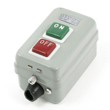 AC 380V 15A SUR/ARRÊT 3 Phases 3P auto-verrouillage Puissance ...