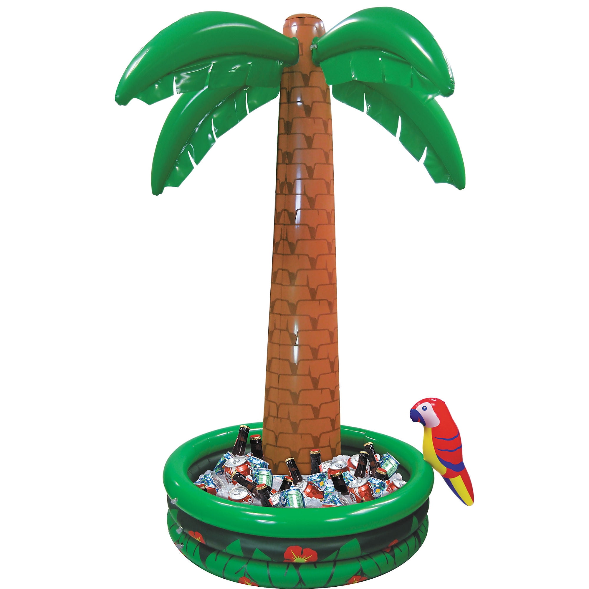 Jumbo Inflatable Palm Tree Cooler, Inflates then Packs up for Storage
