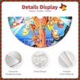 thumbnail image 6 of Lsque Scooby-Doo Print Christmas Tree Skirt with Ties and Velcro,Xmas Holiday Decorations, Adjustable Tree Skirt-30", 6 of 6