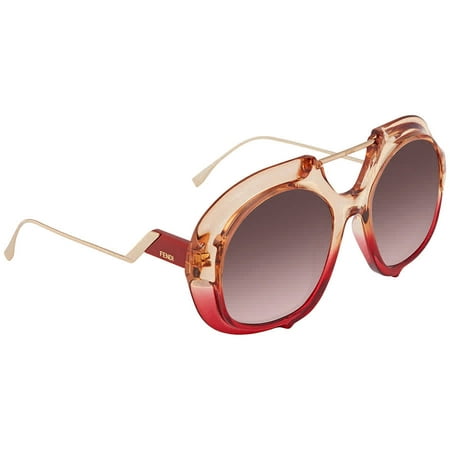 Fendi Women's Thick Aviator Sunglasses