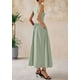 thumbnail image 2 of Vestido Maxi PRETTYGARDEN sin mangas con patchwork verde claro XXL, 2 of 8