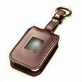 thumbnail image 2 of Vitodeco Superior Leather Key Fob Case Compatible for Maserati Grecale, Maserati Ghibli (2023-2025 models) - 4-Button, Tocora Red, 2 of 5