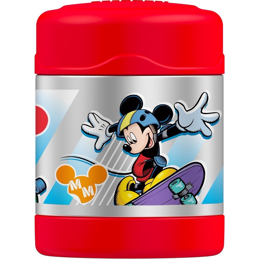 Mickey Mouse SK8 Thermos Funtainer 10oz Hot/Cold Kid's Food Jar Donald