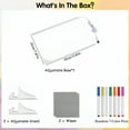 thumbnail image 2 of CCOCC LED Drawing Board 13.7x10 inch Glow Doodle Board with 7 Colors & 4 Light Modes, Includes Adapter, Markers and Tracing Paper, Creative Light-Up Writing Pad for Home and Gift Use, 2 of 7