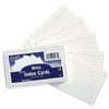 INDEX CARDS, 3" X 5", 1/4" RULED, WHITE, 100 PER PACK, 12 PACKS