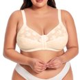 thumbnail image 3 of WMTBSRSW Womens Plus Size Push Up Bras No Underwear Front Closure Full Coverage Large Bust Comfort Soft Everyday Bras, 3 of 5