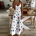 thumbnail image 4 of American Stars 4th July Sleeveless Dress birthday dress for women luxury Dress woman Clothing, 4 of 6