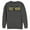 Charcoal Heather, variant on Men's Batman Caped Crusader Logo Sweatshirt Athletic Heather Large