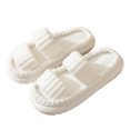 thumbnail image 1 of Guardurnaity Pantuflas de pana con memoria, de algodón, con suela gruesa, para interiores, cálidas, a la moda, de EVA, para fascitis plantar, Calzado 40-41 (en realidad 39-40), 1 of 6