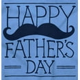 thumbnail image 2 of Happy Father's Day Dad Mustache Men's Long Sleeve Tee T Shirt Brisco Brands 3X, 2 of 7