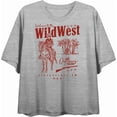 thumbnail image 4 of Wild West Cowboy Adult Heather Gray Crew Neck Short Sleeve Tee-Medium, 4 of 6