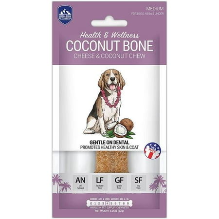 UPC: 0859552003188 | Himalayan Dog Chew 859552003188 3.25 oz Coconut Bone Dog Chews  Medium